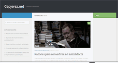 Desktop Screenshot of cepjerez.net